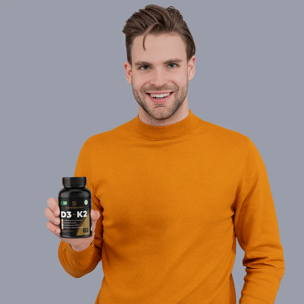 D3+K2 I Canadian-Made High Potency 1000 IU/120MCG - 120 Capsules - Helps Maintain Bone & Teeth Health - With MK-7 For Best Results - Support Immune System - Vegan - Image 6