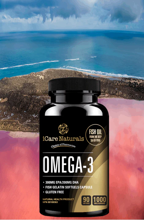 Omega 3 Fish Oil Supplements Canada - Halal, Fish Gelatin Softgel Capsule,  Gluten Free, EPA/DHA Supplement - 1000 mg - 90 softgel - Image 5